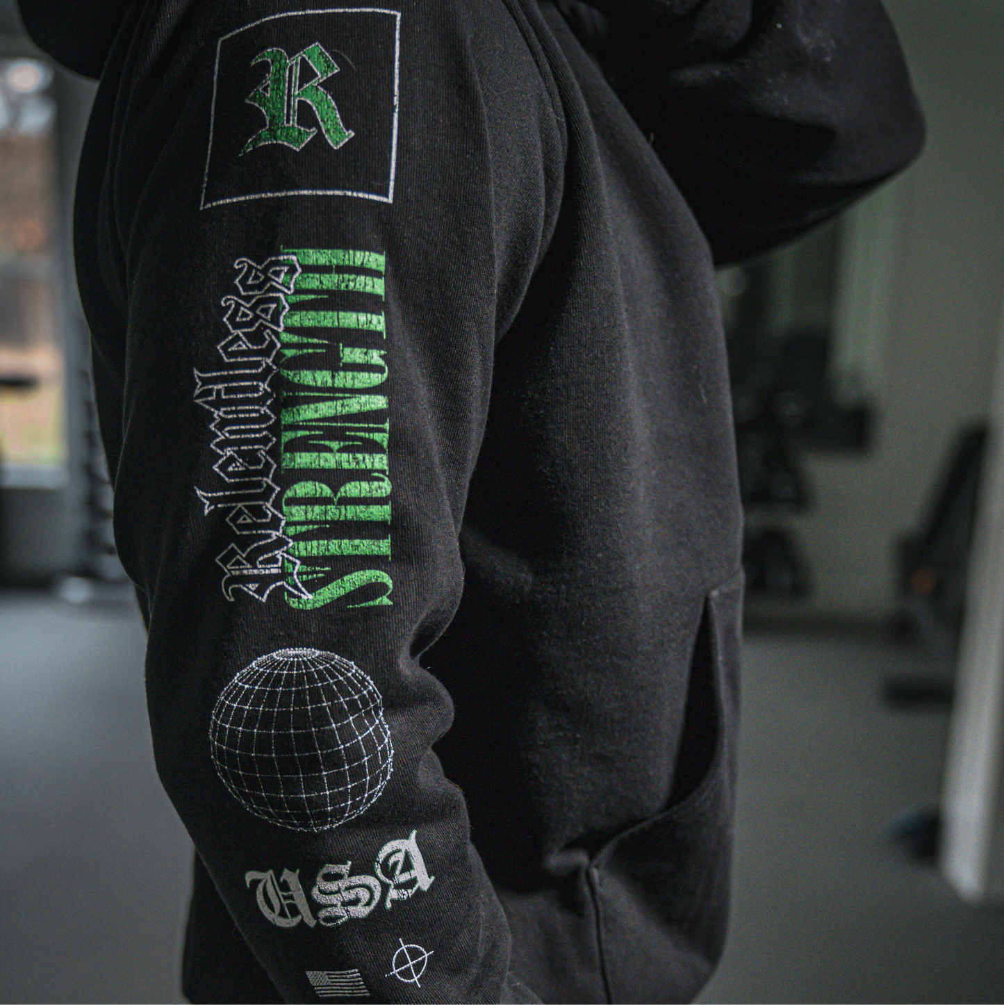 STRENGTH HOODIE | BLACK