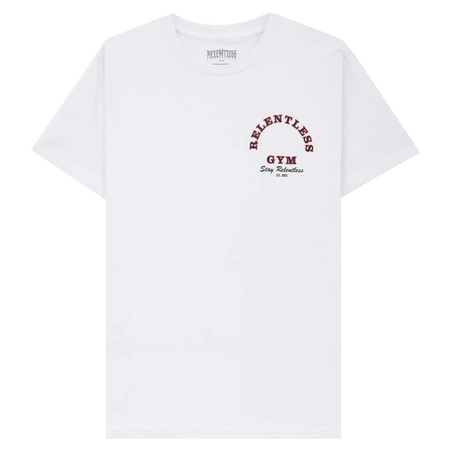 RELENTLESS GYM TEE | WHITE