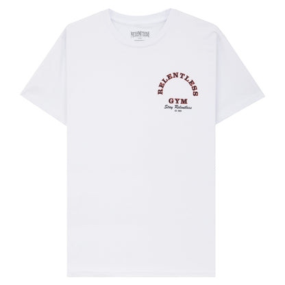 RELENTLESS GYM TEE | WHITE
